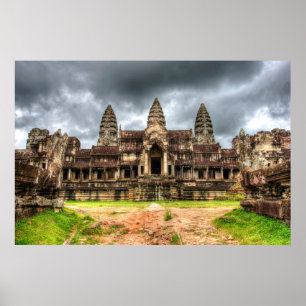 Póster Angkor Wat Camboya