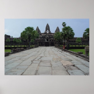 Póster Angkor Wat in Siem Reap, Cambodia