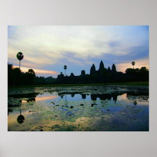 Póster Angkor Wat Morning, Poster de Camboya