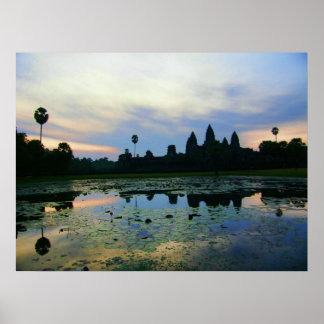 Póster Angkor Wat Morning, Poster de Camboya