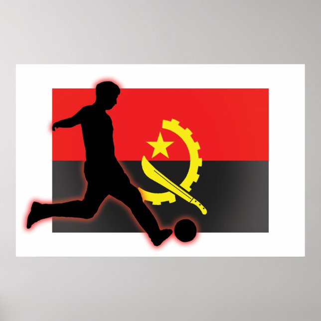 Póster Angola Soccer Striker 2 (Frente)