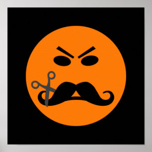 Póster Angry Mustache poster