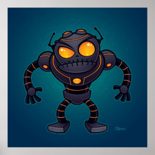 Póster Angry Robot