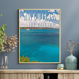 Póster Anguila: L'île paradisiaque aux plages de rêve