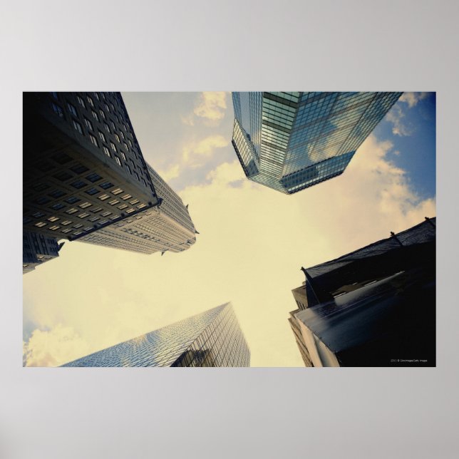 Póster Ángulo bajo del edificio Chrysler (Frente)