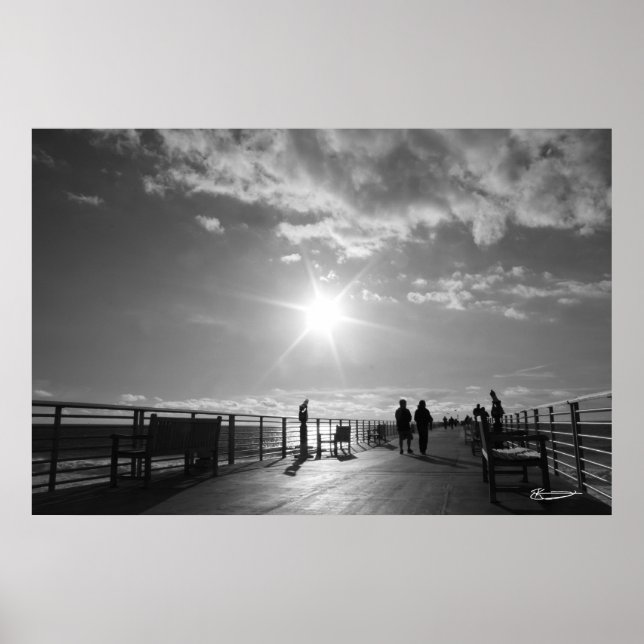 Póster Ángulo de muelle occidental (Frente)