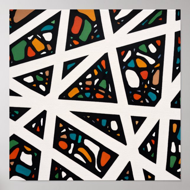 Póster Ángulos en color (Frente)