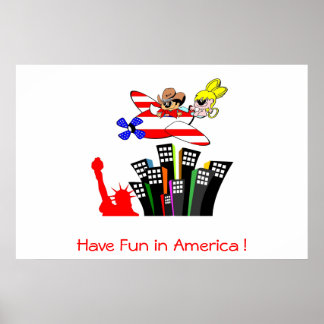 Póster Angy und Roy erobern Amerika