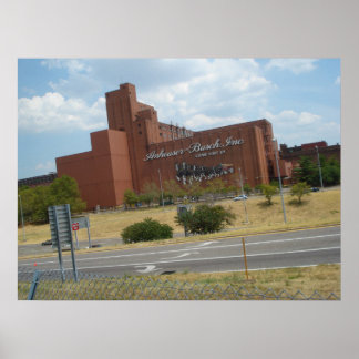 Póster ¡Anheuser-Busch en St. Louis!