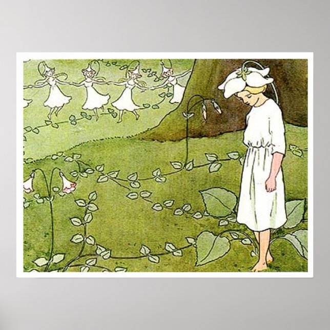 Póster Anillo de hadas de Elsa Beskow (Frente)