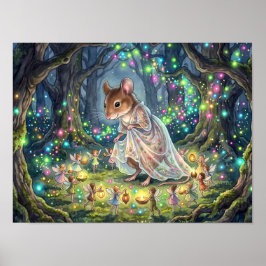 Póster Anillo de Hadas del Bosque Encantado