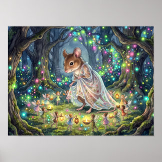 Póster Anillo de Hadas del Bosque Encantado