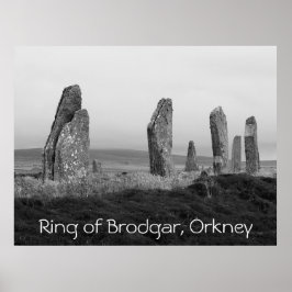 Póster Anillo del Poster Brodgar