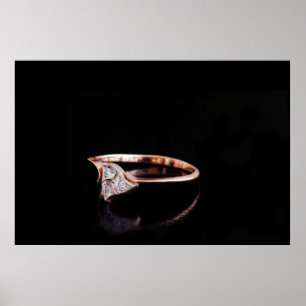 Póster Anillo dorado