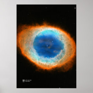 Póster Anillo Nebula. M57, NGC 6720 - Poster