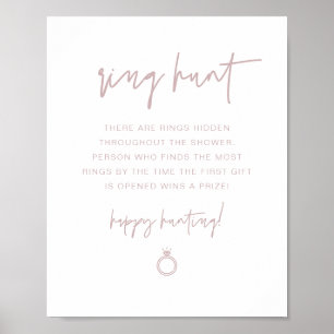 Póster Anillo Polvoriento Rosa Boho Marlo Juego de Búsque
