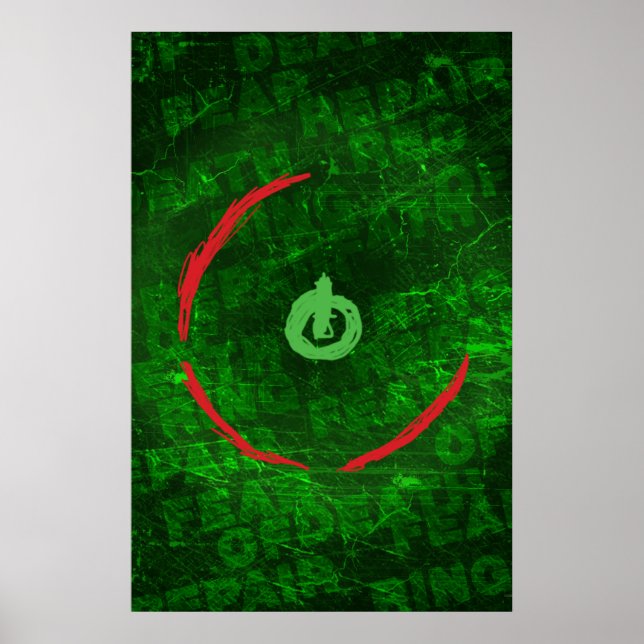 Póster Anillo Rojo De Poster De Muerte - Geek De Juegos D (Frente)