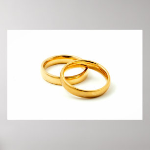 Póster anillos bodas