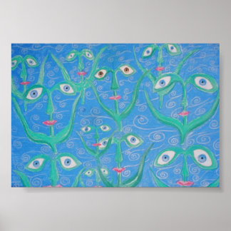 Póster anillos de ojos de agua
