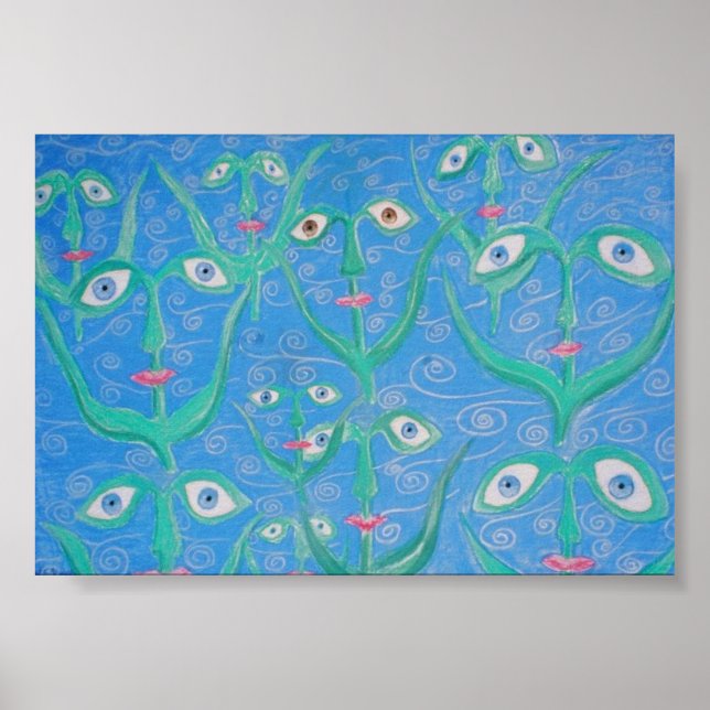 Póster anillos de ojos de agua (Frente)