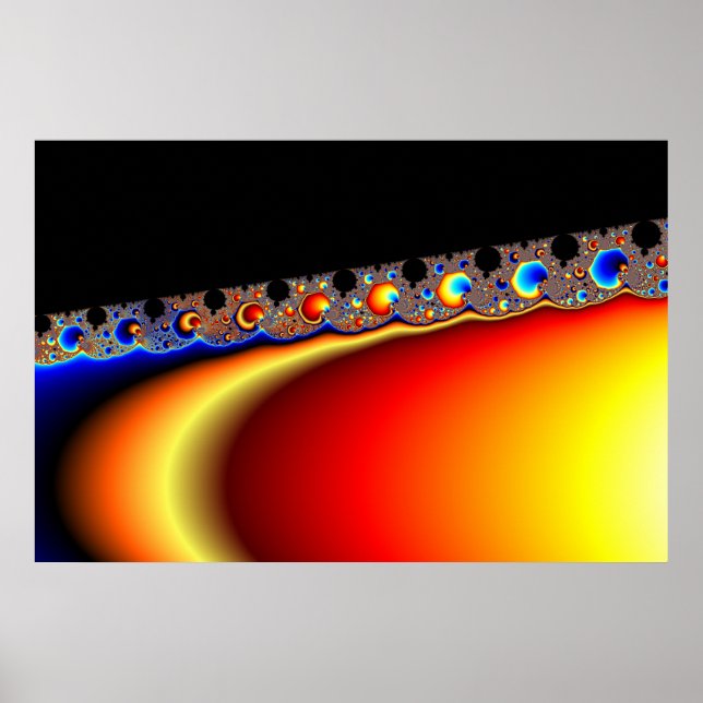 Póster Anillos fractasianos - Fractal (Frente)