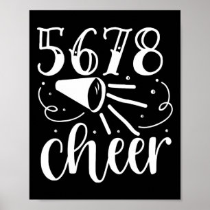 Póster Animadora 5 6 7 8 Cheer