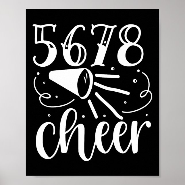 Póster Animadora 5 6 7 8 Cheer (Frente)