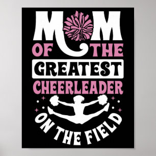 Póster Animadora Mamá Madre Madre De Lo Más Grande
