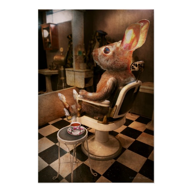 Póster Animal - Conejo - Corte de liebre (Anverso)