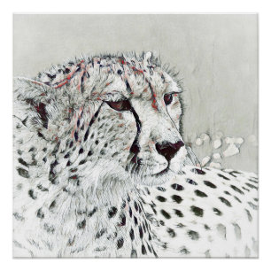 Póster animal de smartmix: cheetah