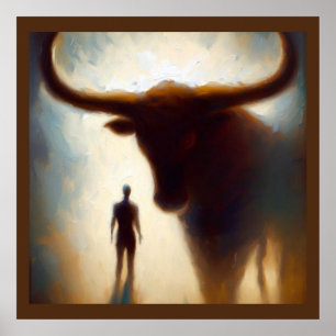 Póster Animal espiritual Ox 2