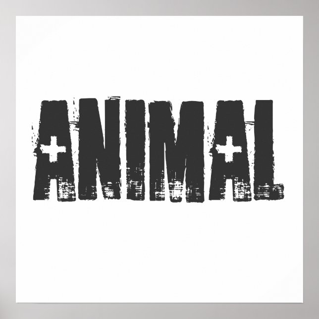 Póster Animal - Gym Bodybuilding Fitness (Frente)