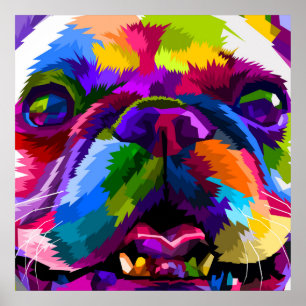Póster Animal pop-art