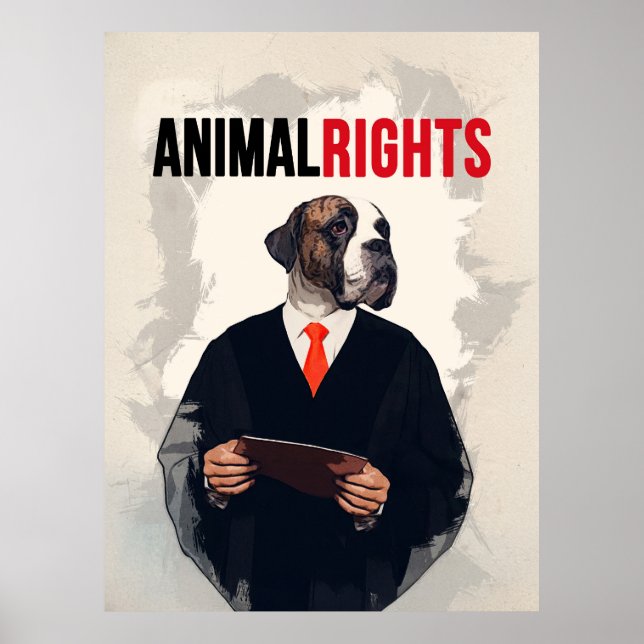 Póster Animal Rights (Frente)