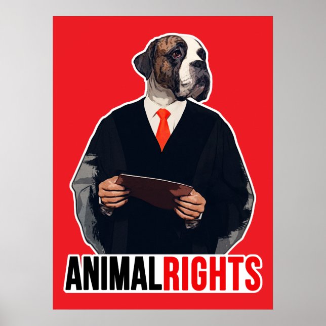 Póster Animal Rights (Frente)