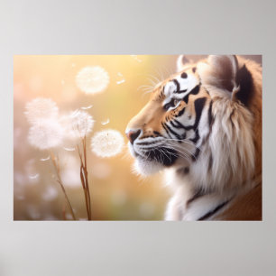 Póster Animal salvaje Tigre Tranquilo