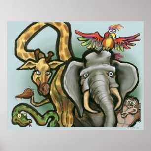 Póster Animales