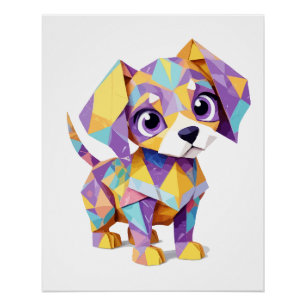 Póster Animales alegres y alegres, alegres y divertidos