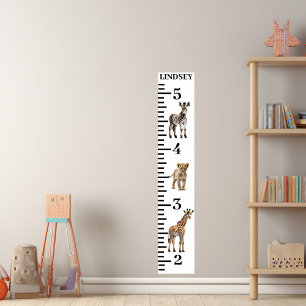 Póster Animales Bebés de la Selva Safari