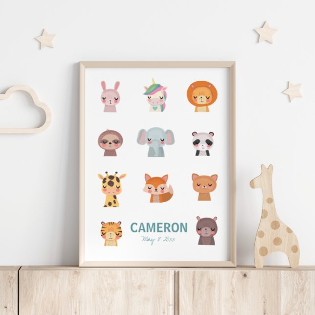 Póster Animales Cute Kawaii | Ilustracion Zen Yoga (Subido por el creador)