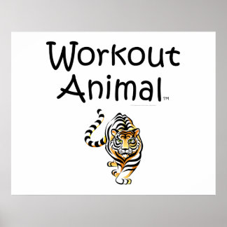 Póster Animales de entrenamiento TOP