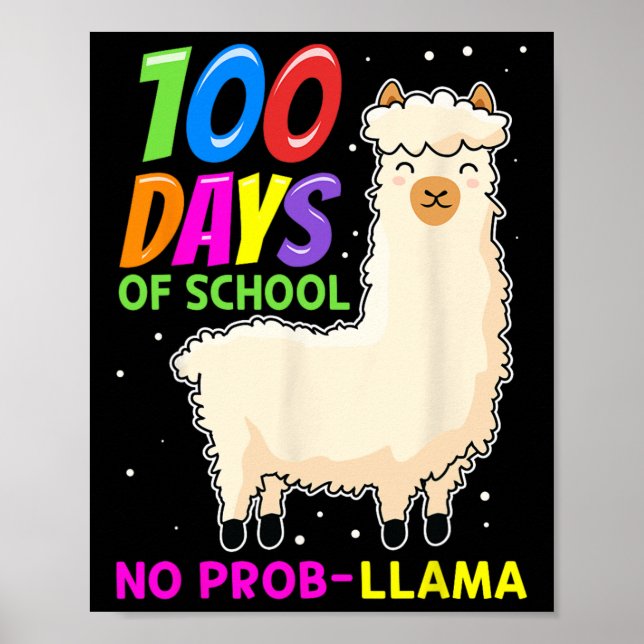 Póster Animales De Granja - 100 Días De Escuela Sin Prob- (Frente)