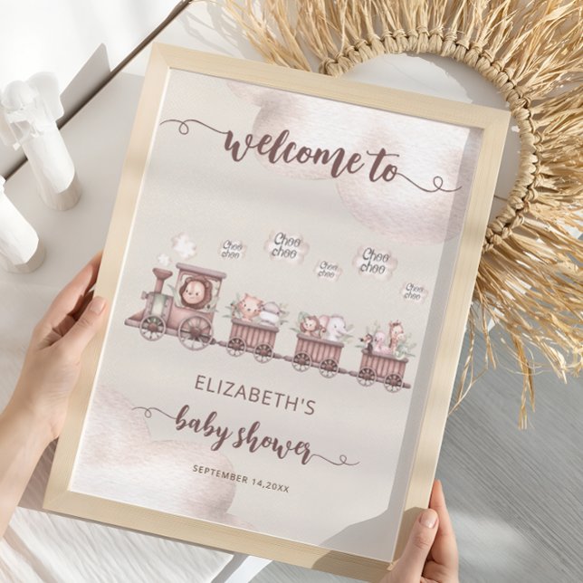 Póster Animales de Safari Boho Baby Shower Bienvenidos a  (Subido por el creador)