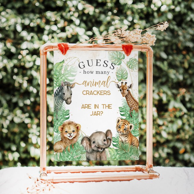 Póster Animales de Safari Juego de galletas tropicales de (Subido por el creador)