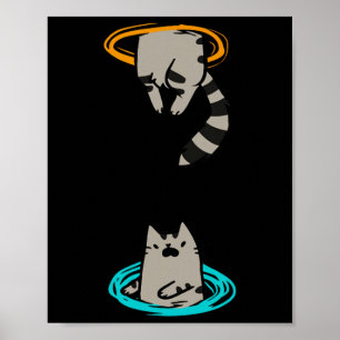 Póster Animales de video divertidos de gato