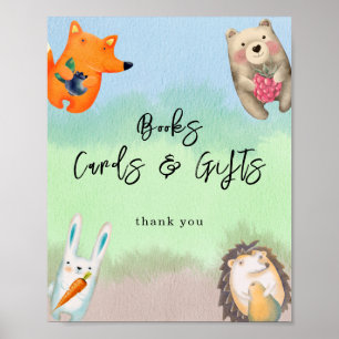 Póster Animales de Woodland - Libros, tarjetas y regalos
