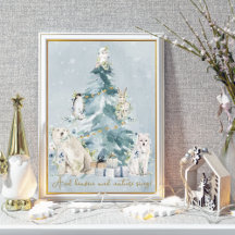 Animales de Woodland Wonderland de invierno de nie