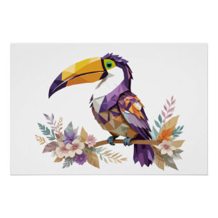 Póster Animales divertidos y adorables de juguete diverti