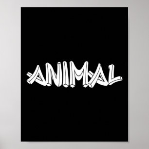 Póster Animales Masculinos - Gimnasio Fitness Workout Bod