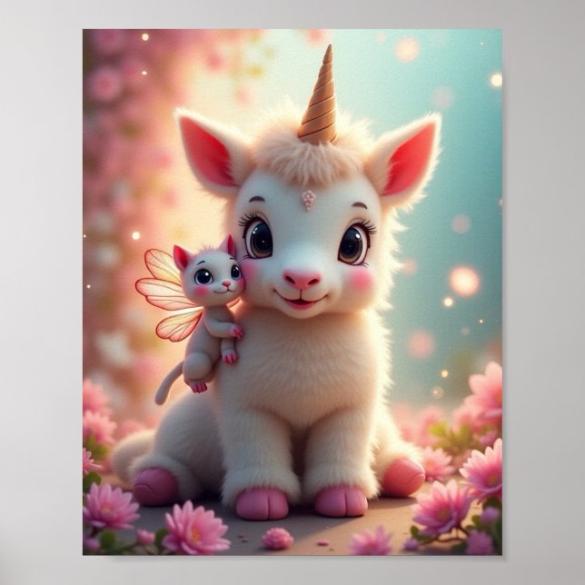 Póster Animales poco comunes (Frente)